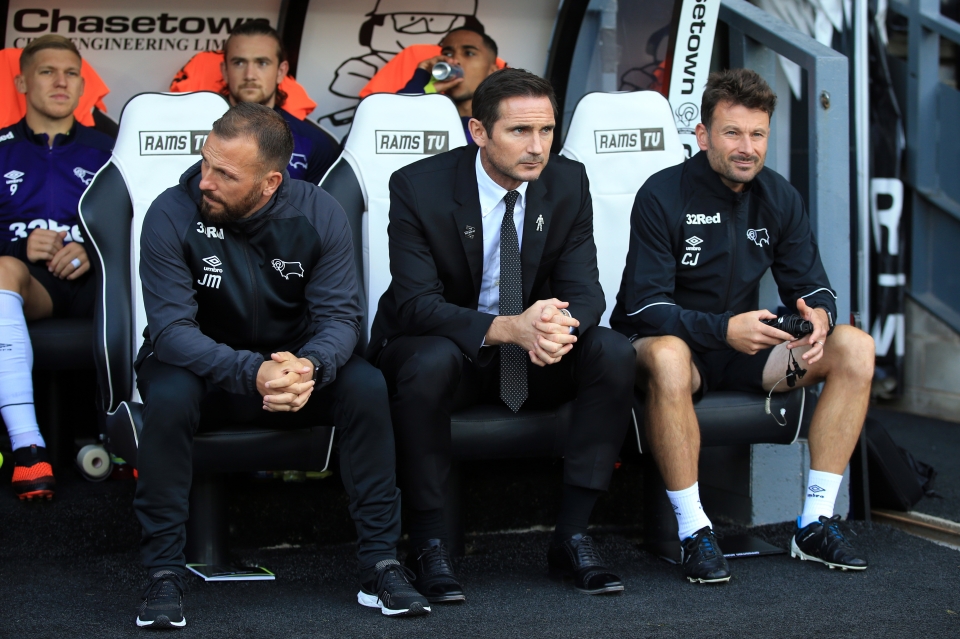 Morris (izquierda) fue la mano derecha de Lampard en el Derby y ambos se mudaron juntos al Chelsea en 2019.