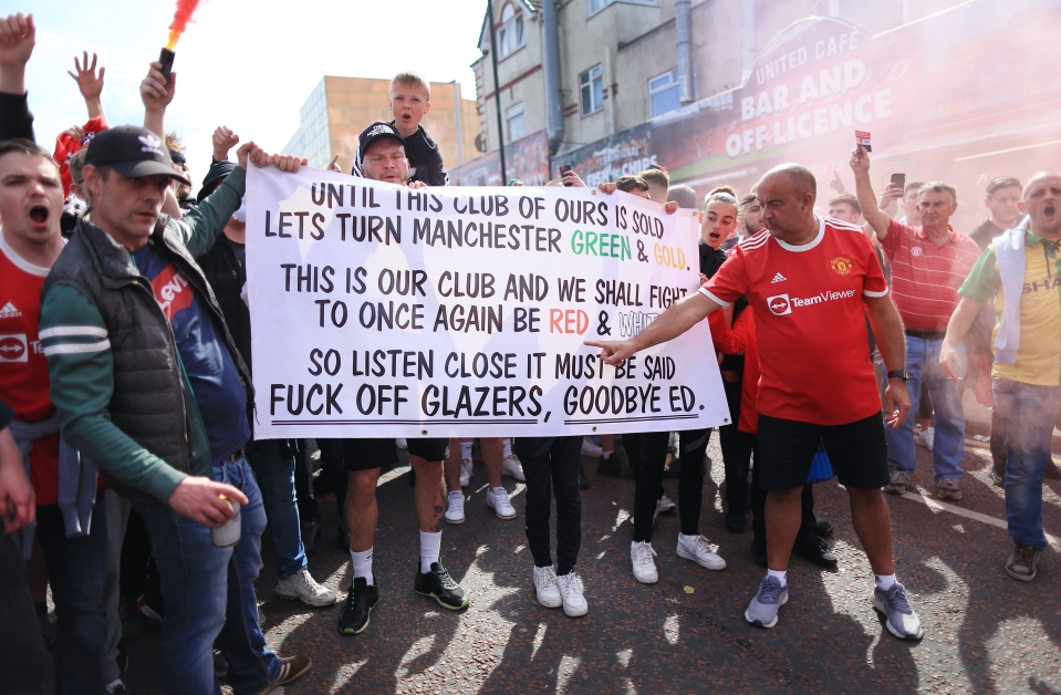 Los fanáticos de Man United han lanzado protestas regulares contra los Glazers