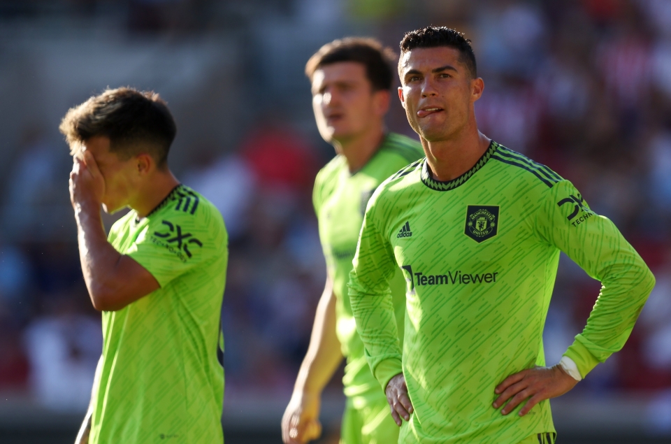 Ronaldo no se mostró impresionado con sus compañeros del United