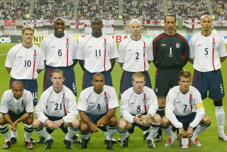 Beckham es uno de los jugadores con más partidos de Inglaterra y fue capitán.
