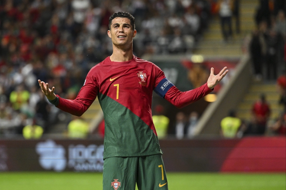 Ronaldo se quedó en blanco durante el parón internacional