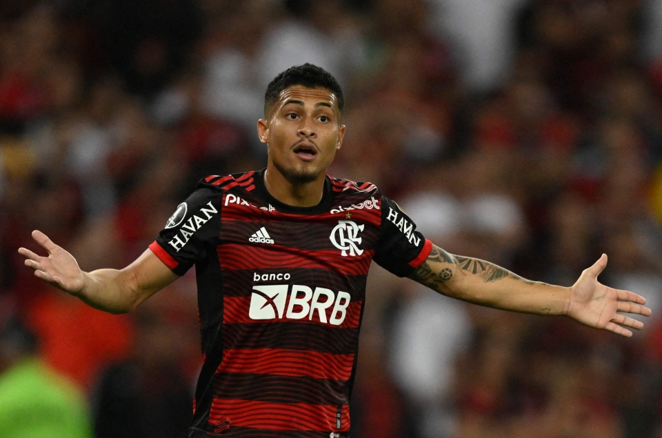 Gomes juega actualmente en Brasil para Flamengo