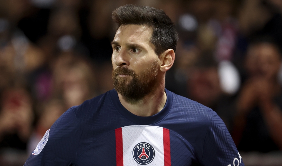 Lionel Messi ha sido superado tanto por Lacazette como por Balogun en la Ligue 1 esta temporada