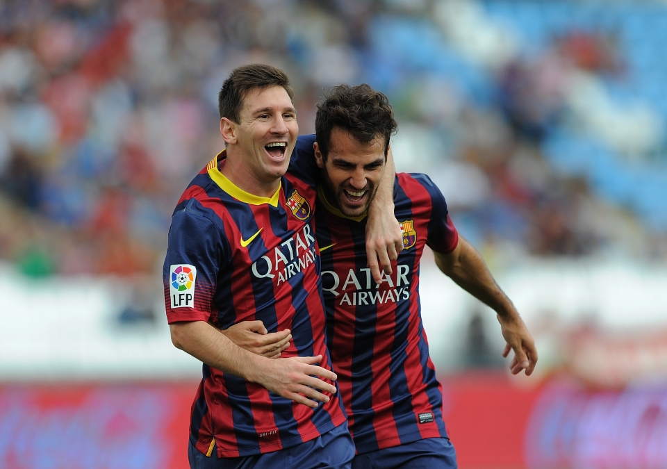 Fábregas y Messi son amigos desde sus días en Barcelona