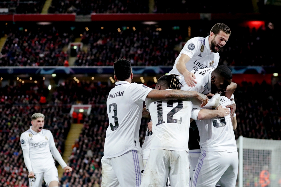 El Madrid silenció a Anfield con cinco goles para acabar con su sueño de Champions
