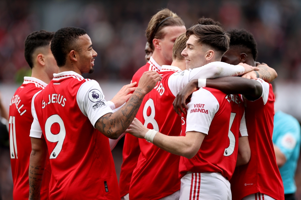 El Arsenal tiene ocho puntos de ventaja en la cima de la tabla de la Premier League