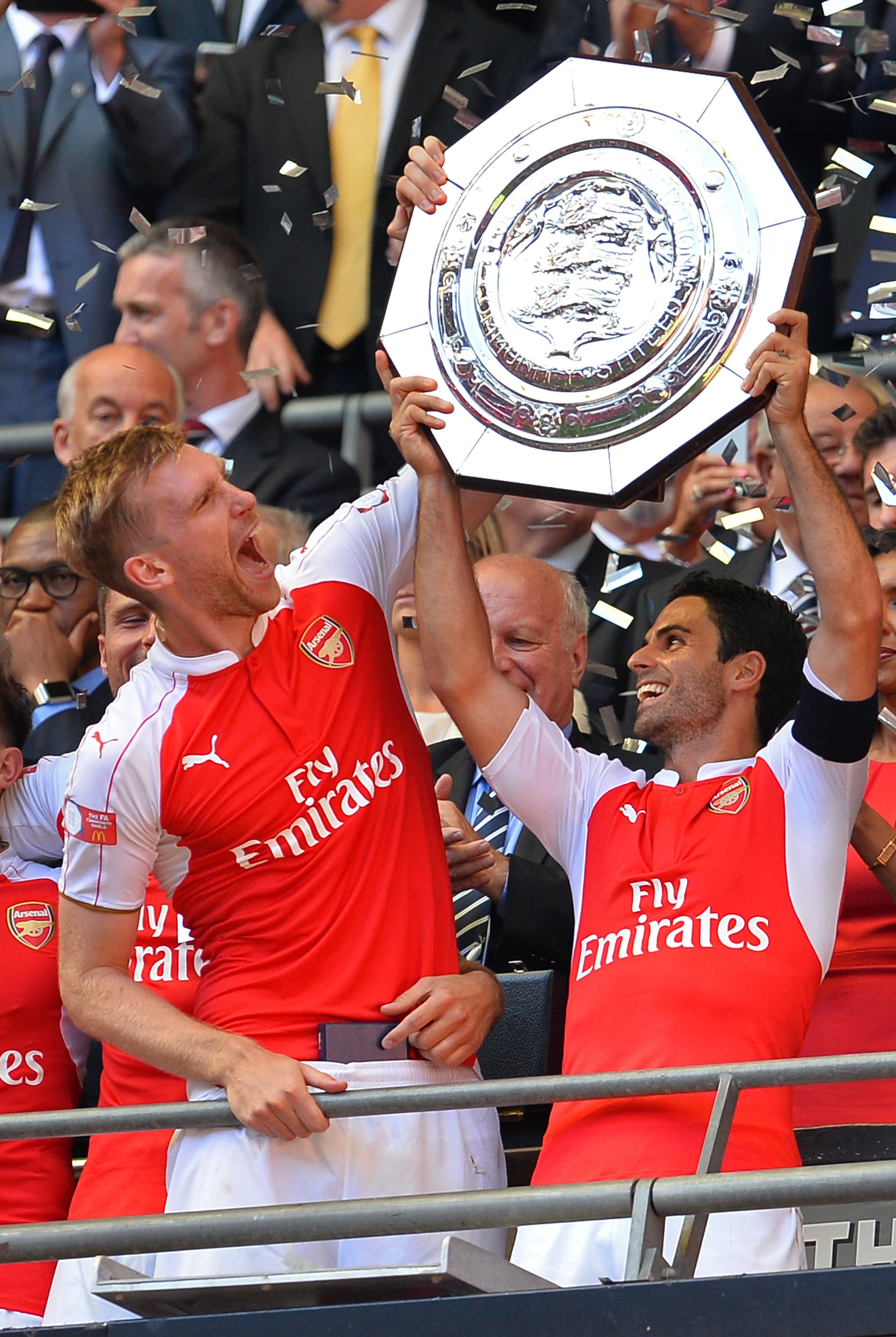 El Arsenal es el segundo conjunto con más victorias de Community Shield